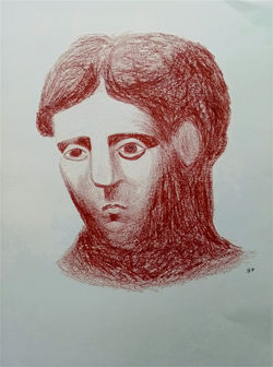 Portrait sanguine