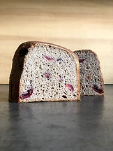 Pain de sarrasin entier au cidre et cerises