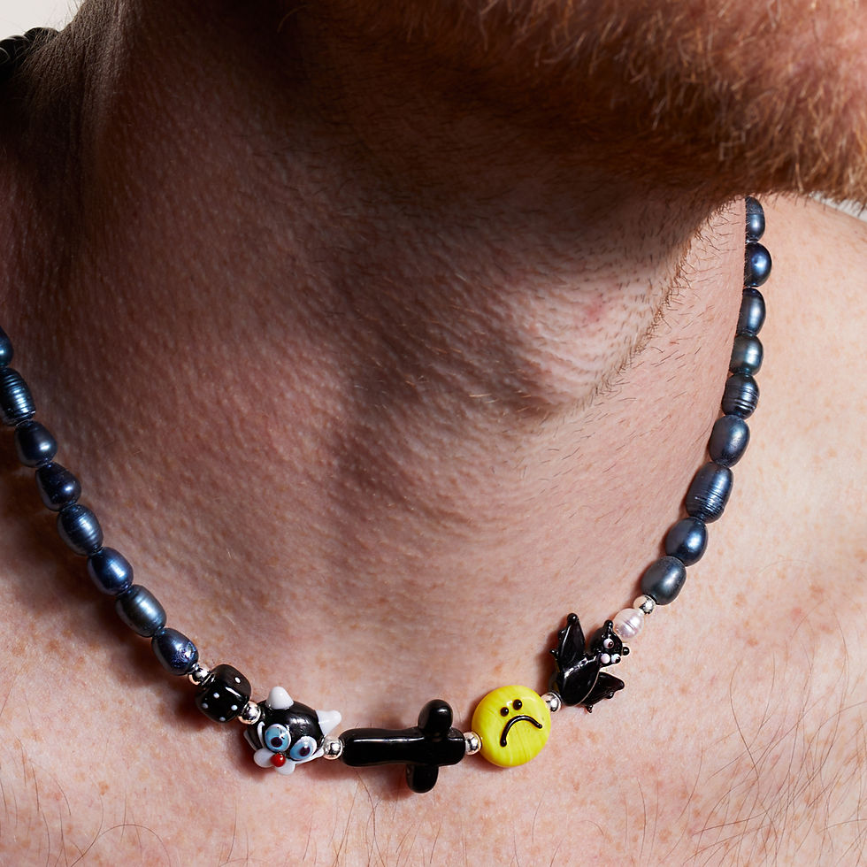 Thumbnail: Black Cat Energy Necklace