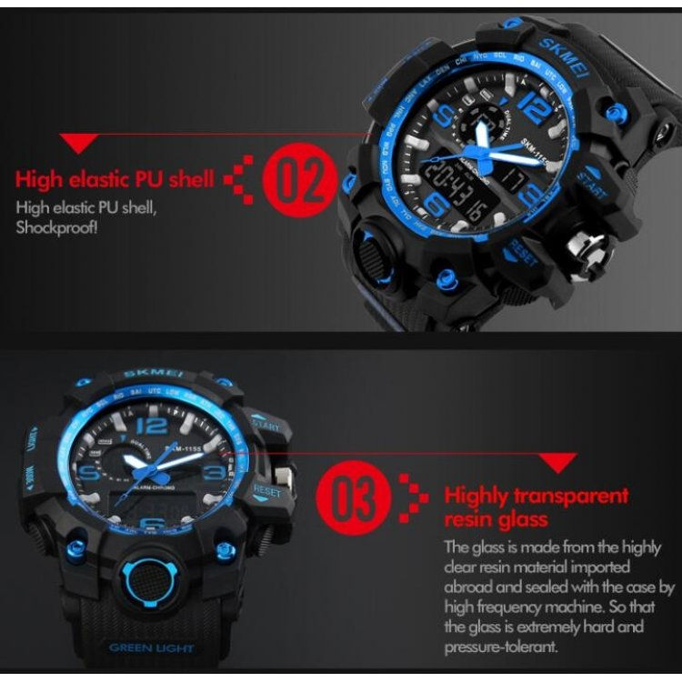 Miniatura: RELOJ SKMEI (Doble Mov.Japones)