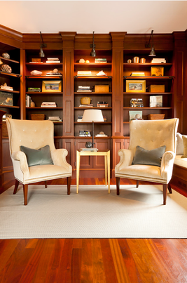 Jatoba Hardwood Floor in Study