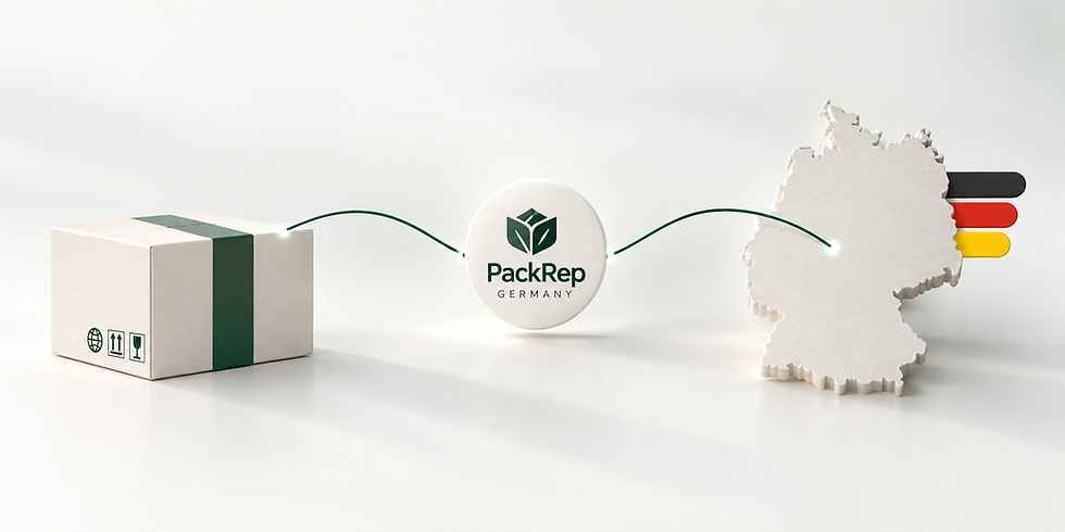 PackRep Germany acting as authorised representative for foreign sellers in Germany
