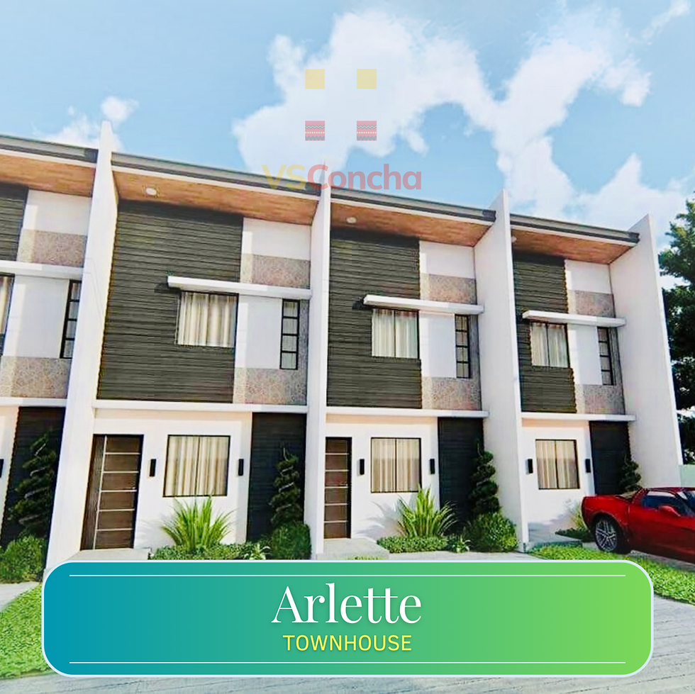 2 Bedroom Arlette Townhouse at Brookstone Park Trece Martirez - Houses in the Philippines.