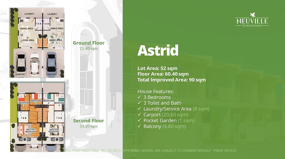 Neuville Townhomes Tanza Cavite - House and lot in the philippines