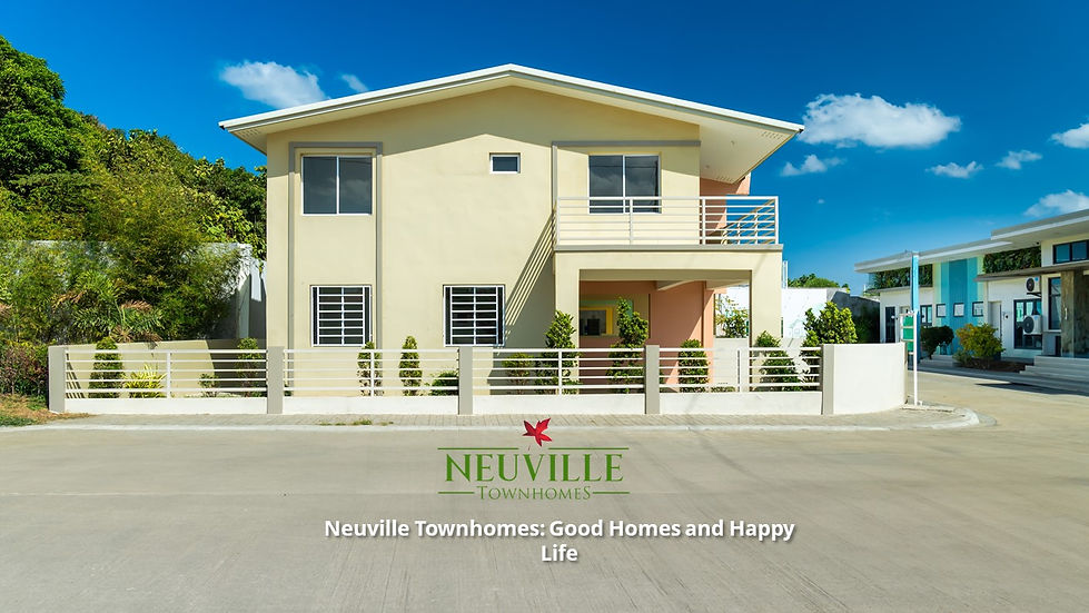 Neuville Townhomes Tanza Cavite - House and lot in the philippines
