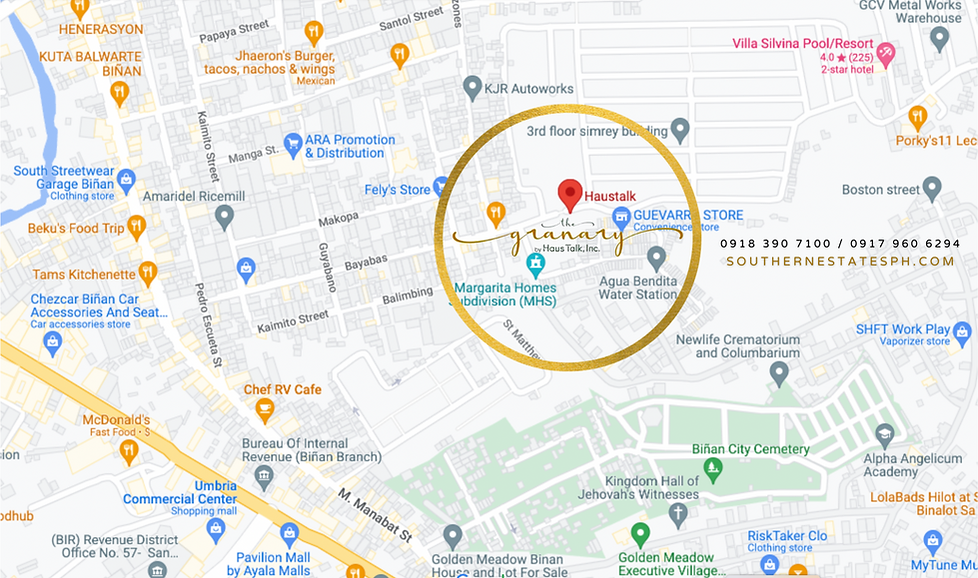 Houses in the Philippines - The Granary Binan Laguna.png