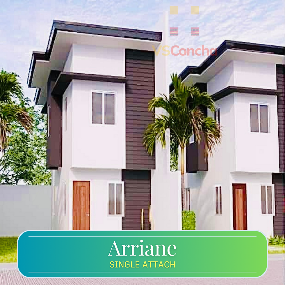 2 Bedroom Arianne Single Attached at Brookstone Park Trece Martirez - Houses in the Philip