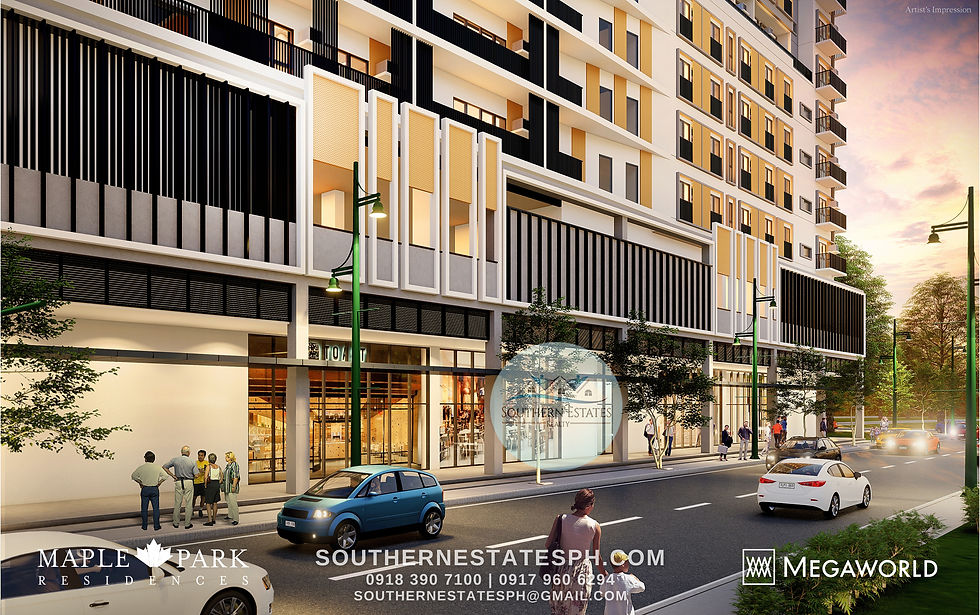 Condo facing the park - Megaworld Maple Park Residences in General Trias Cavite