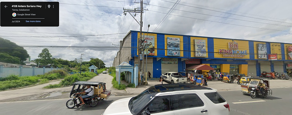 For Sale Residential Lot 288 sqm. in Villa Tanza 2 Tanza Cavite