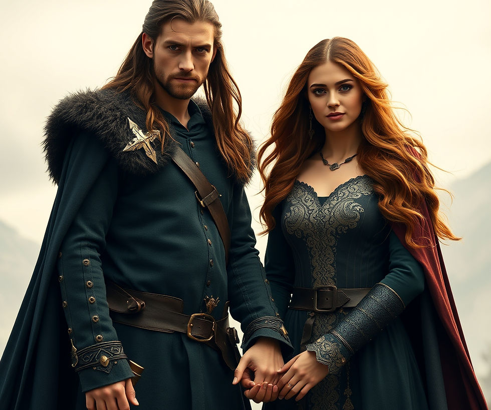 A handsome Irish Viking Dracula who is s