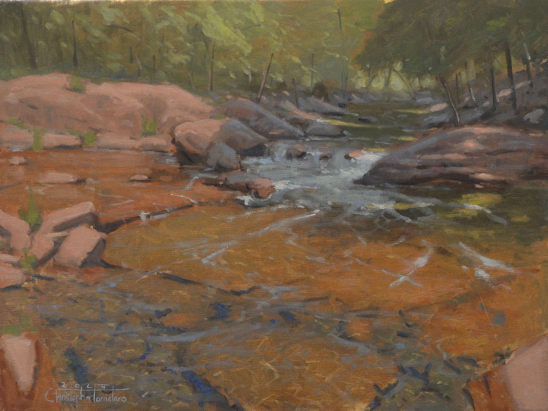 Sedona Stream 18x24 (stretched canvas)