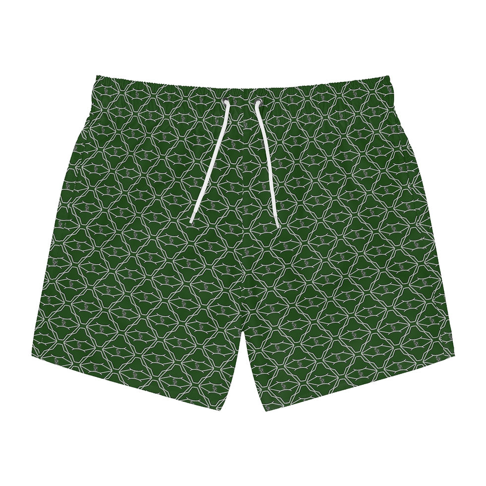 Thumbnail: Liveezy Studios Logo Pattern Swim Trunks (AOP)