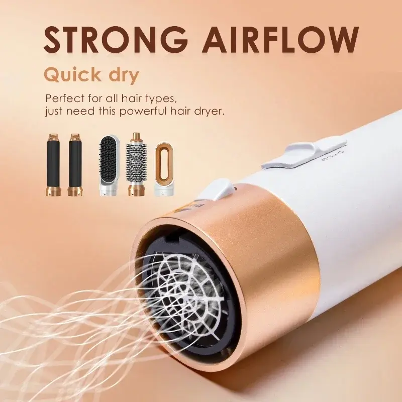 Thumbnail: 5 IN 1 HAIR DRYER STYLING BRUSH