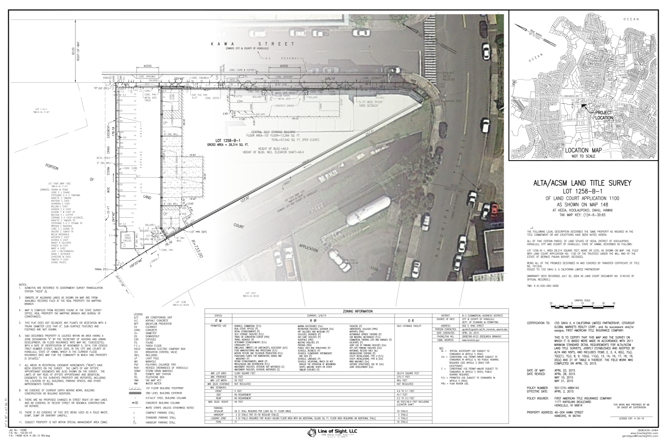 ALTA/ACSM Land Title Survey