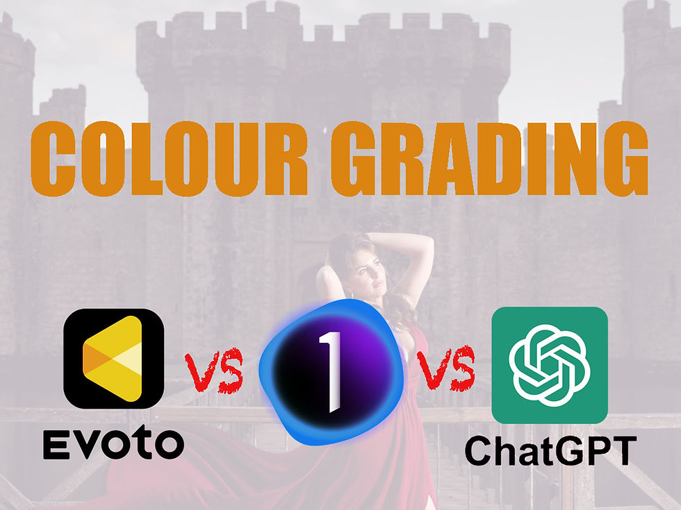 Evoto AI Colour Matching vs Capture One Match Look vs ChatGPT