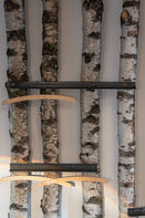 Garderobe im Eingangsbereich des Chalet Feuerzauber