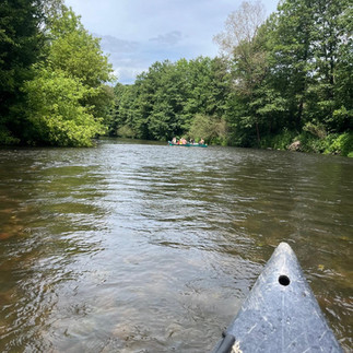 Wasserwandern auf der Werra in Thüringen