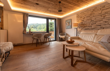 Wohnbereich im Birkenchalet