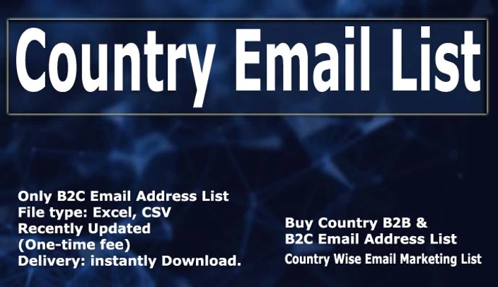 Clean Country Email List content media