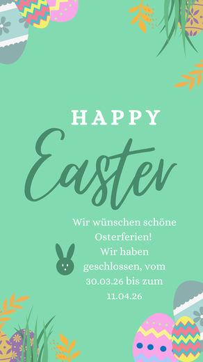 Wir sind in den Osterferien!