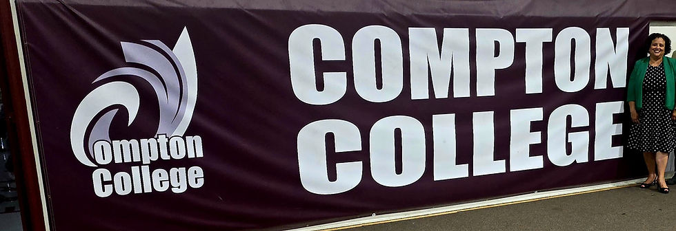 Nursing Ceremony Compton College Sign