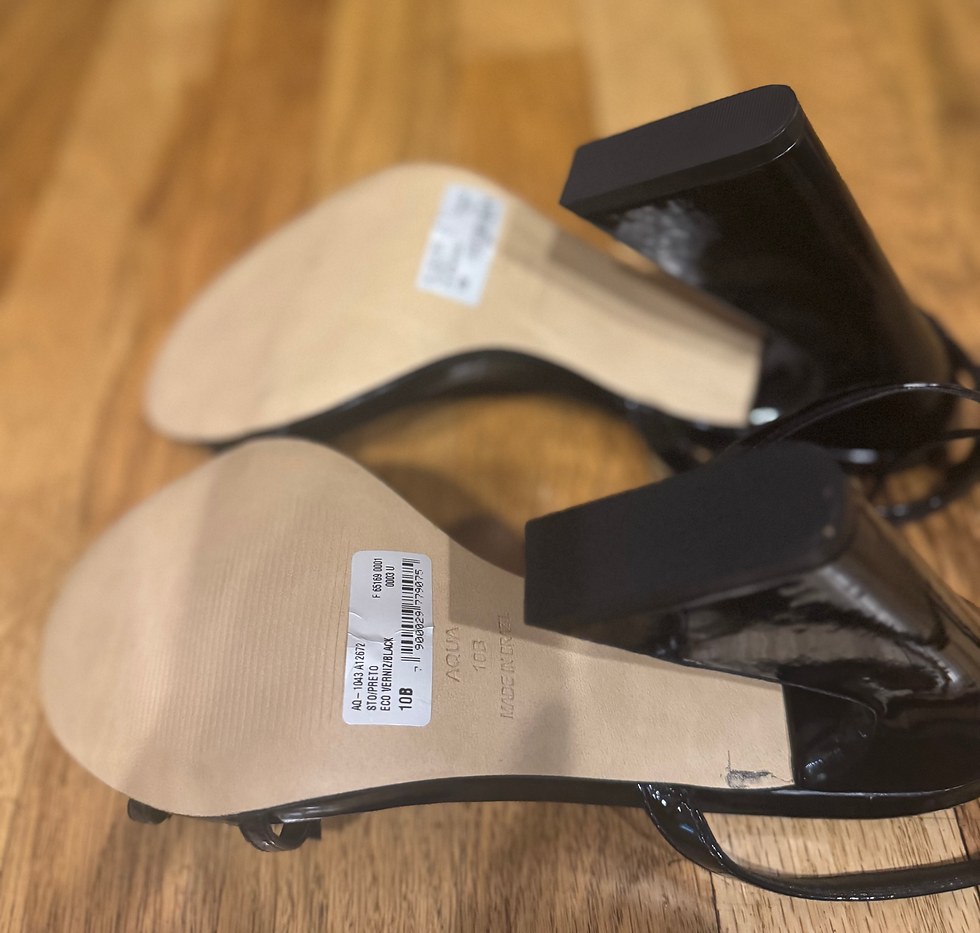 Thumbnail:  NEW - Sz 10 - AQUA - Sandalia Salto Alto Strappy Heel