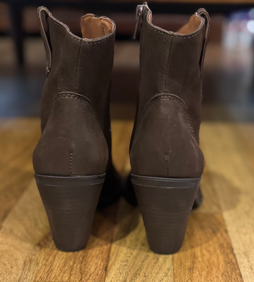 Thumbnail: LOXONA - Suede Western style boots - Sz 8 - New  - Lucky Brand