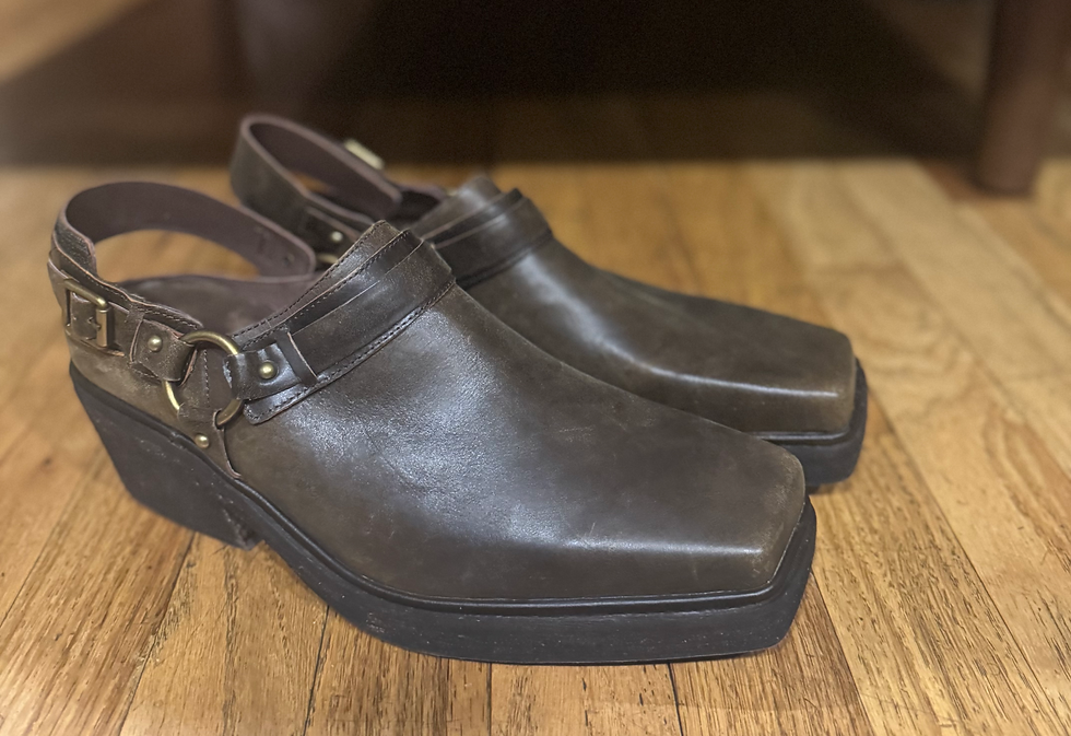 Thumbnail: NEW - Size 10 - Jeffrey Campbell Rustic Mules
