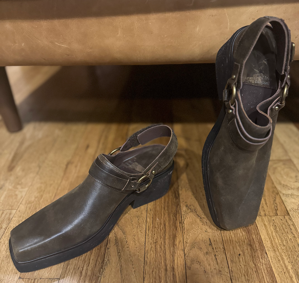 Thumbnail: NEW - Size 10 - Jeffrey Campbell Rustic Mules