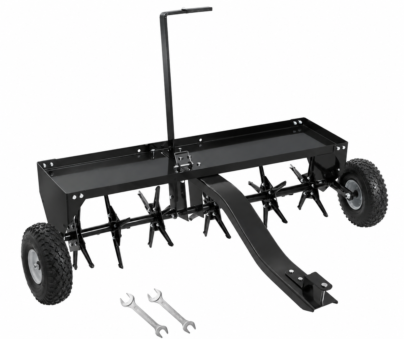 40" Tow Behind Plug Aerator with Universal Hitch Lawn Aerator Tow Behind
