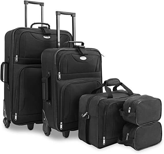 4 piece luggage set Suitcase Baggage Luggage - Storable in each other!