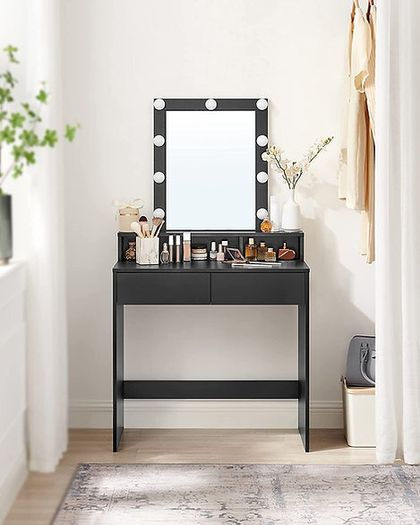 Thumbnail: Dressing Table with LED Lighting, Adjustable Brightness,