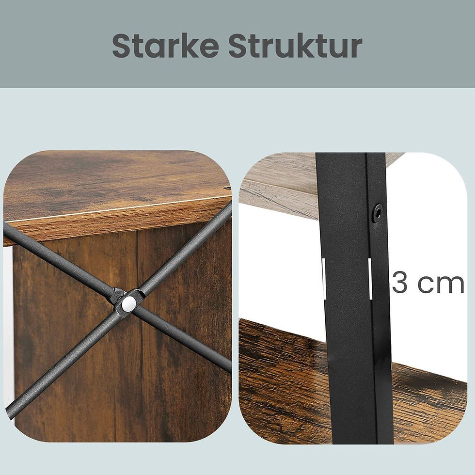 Thumbnail: Bookcase Industrial style 5 tier