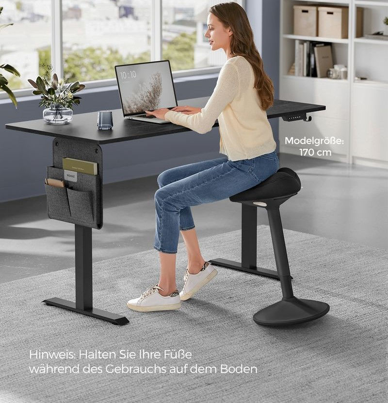 Thumbnail: Office Standing stool tiltable  height-adjustable professional tiltable