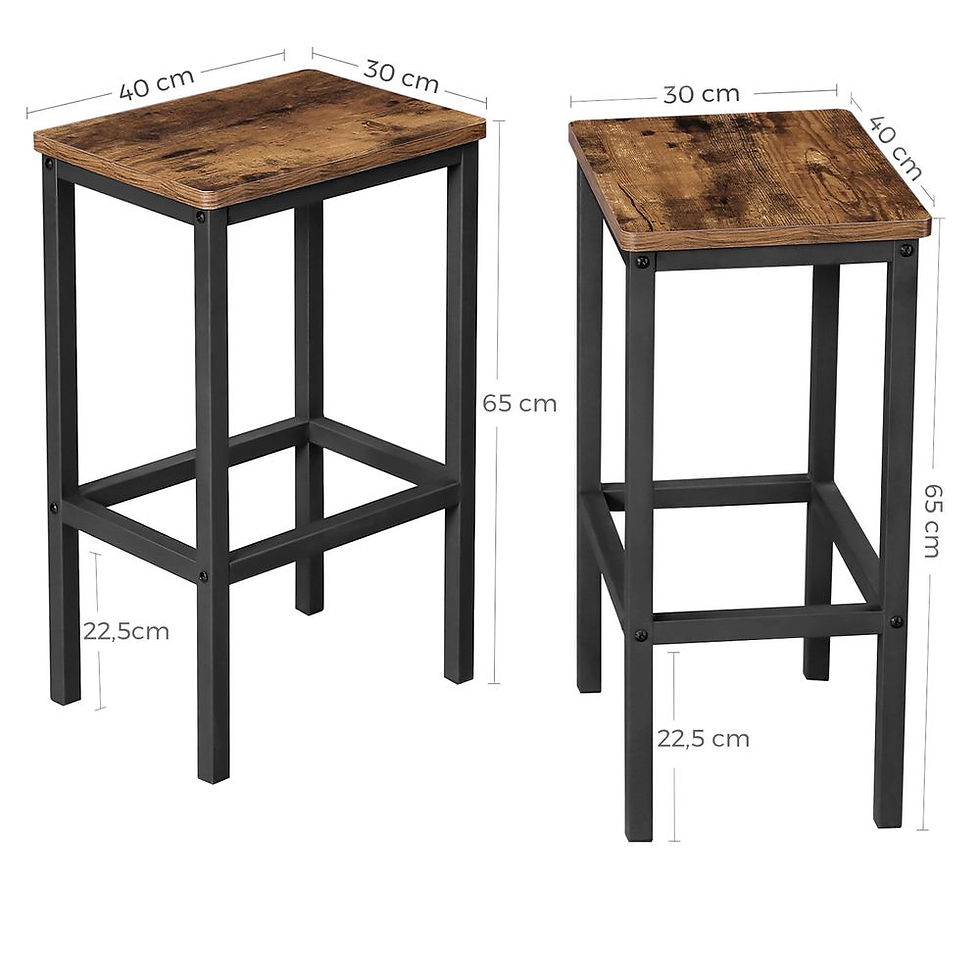 Thumbnail: Bar Stools Set of 2