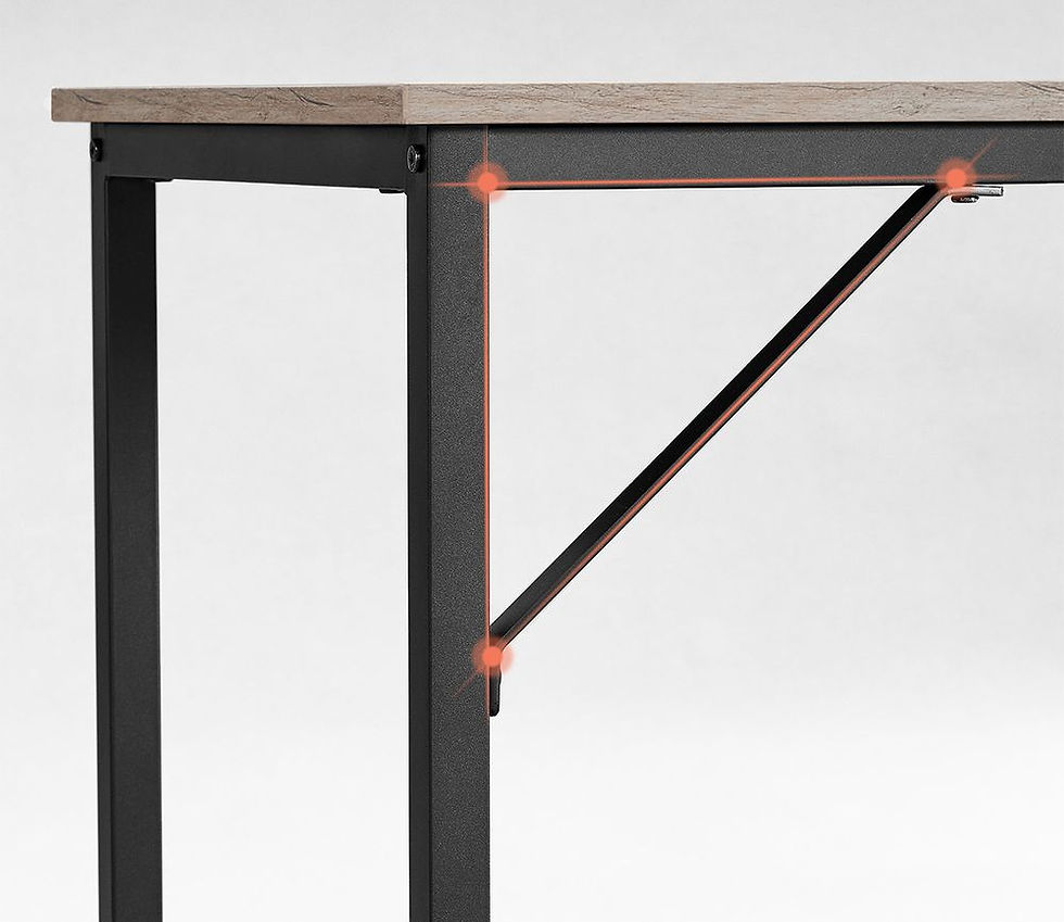 Thumbnail: 135cm Industrial Office Desk