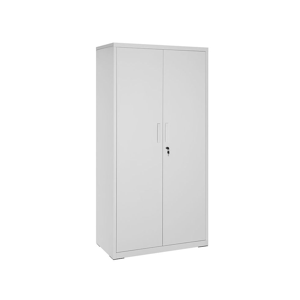Thumbnail: Filing cabinet, office garage cabinet with 2 doors