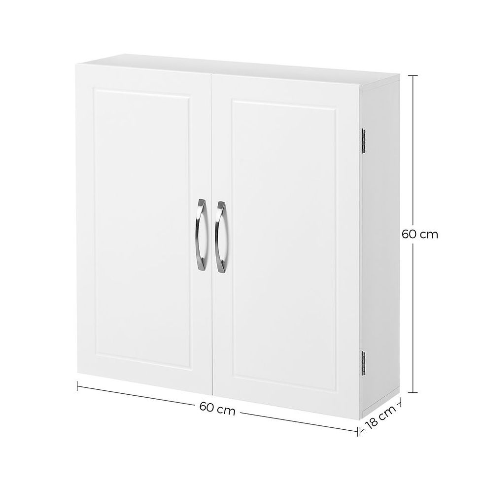 Thumbnail: Bathroom Wall Cabinet with 2 Doors