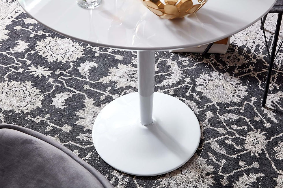Thumbnail: Dining table White High Gloss