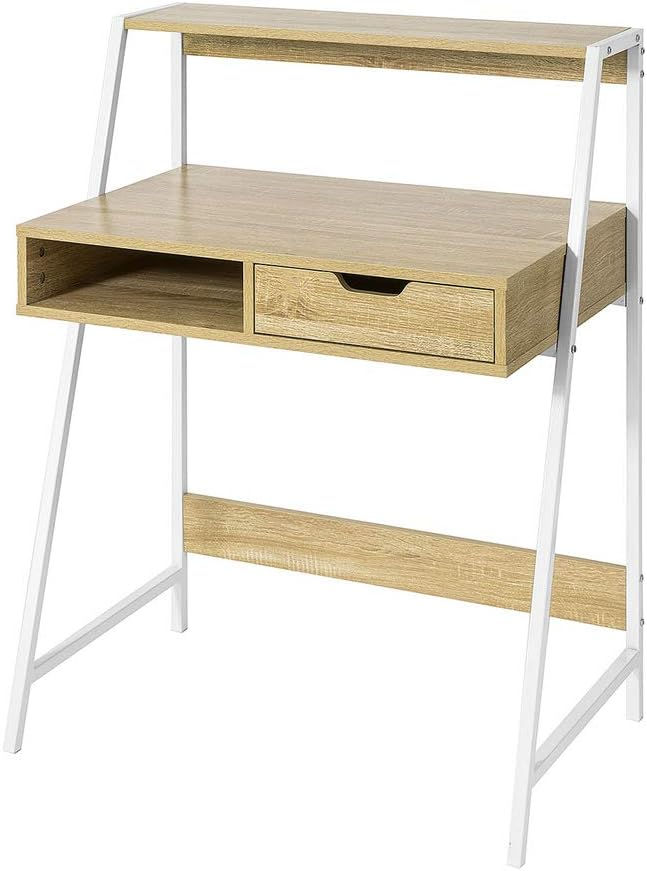 Thumbnail: Home Office Table Desk Computer Desk Workstation with Storage Shelf