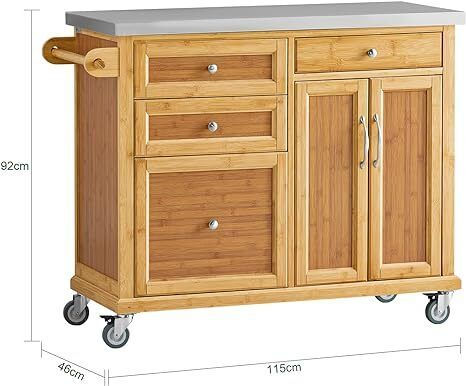 Thumbnail: Bamboo Kitchen Island Cabinet