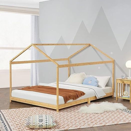 Children's Bed 140 x 200 cm Bed House Play Bed