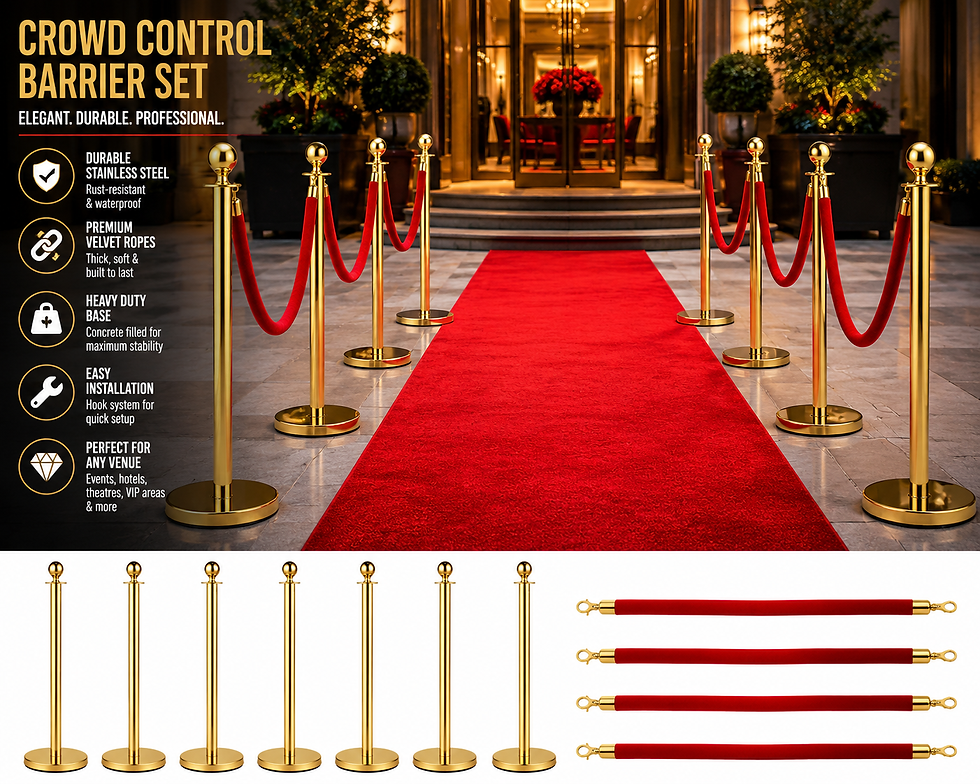 Thumbnail: Crowd Control Stanchion, Set