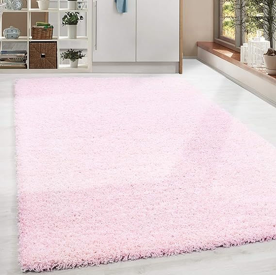Pink Shaggy Rug