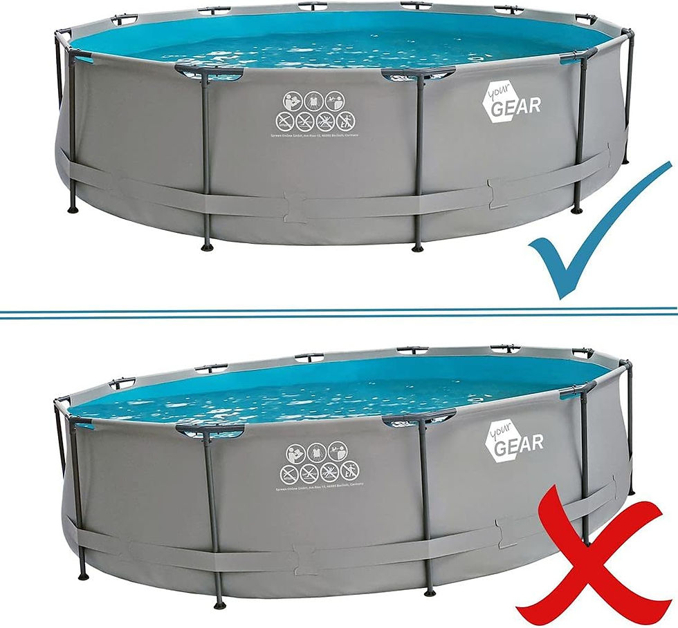 Thumbnail: Pool Garden Swimming Pool 457 x 100 cm Steel Frame