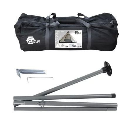 Thumbnail: 4 Person Tipi Tent Floor Pan Insect Repellent Standing Height Waterproof 5000 mm