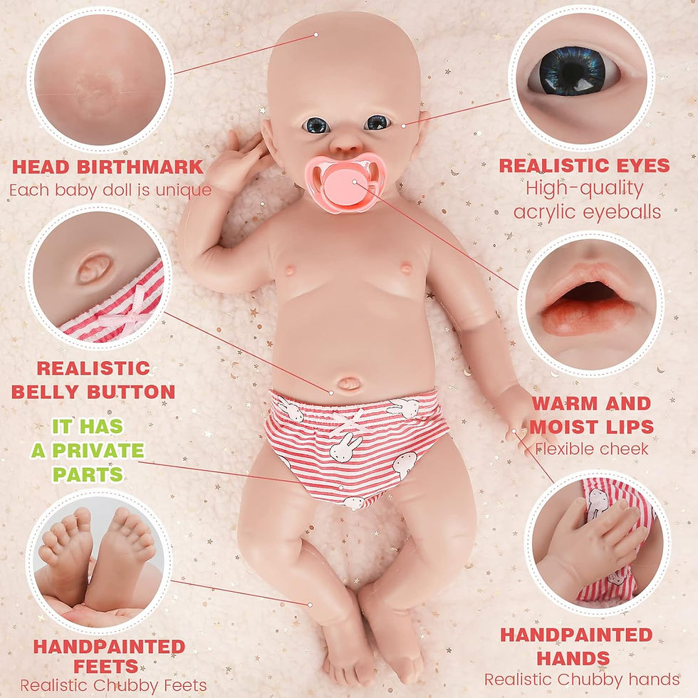 Thumbnail: Full body silicone reborn baby doll