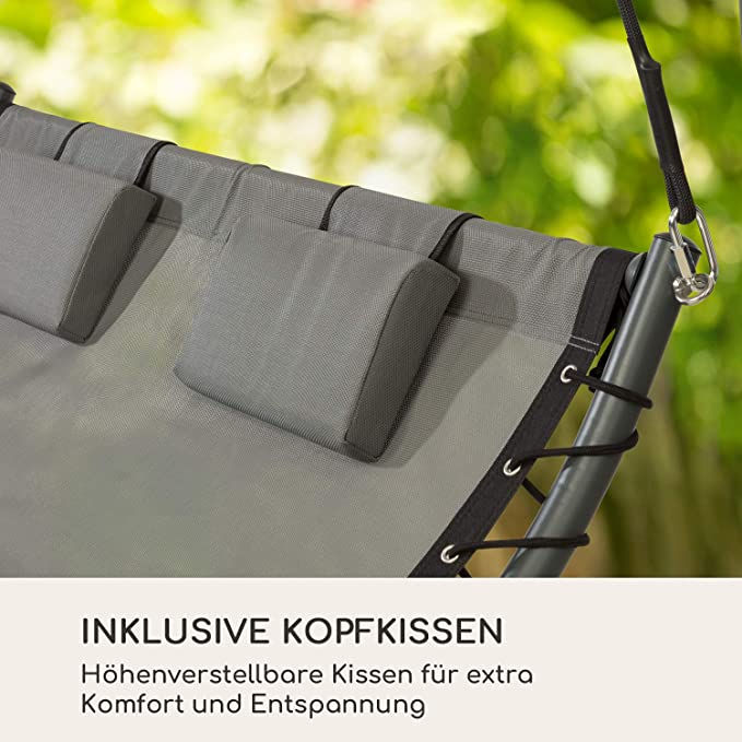 Thumbnail: Double Rocking Lounger Garden Steel Frame