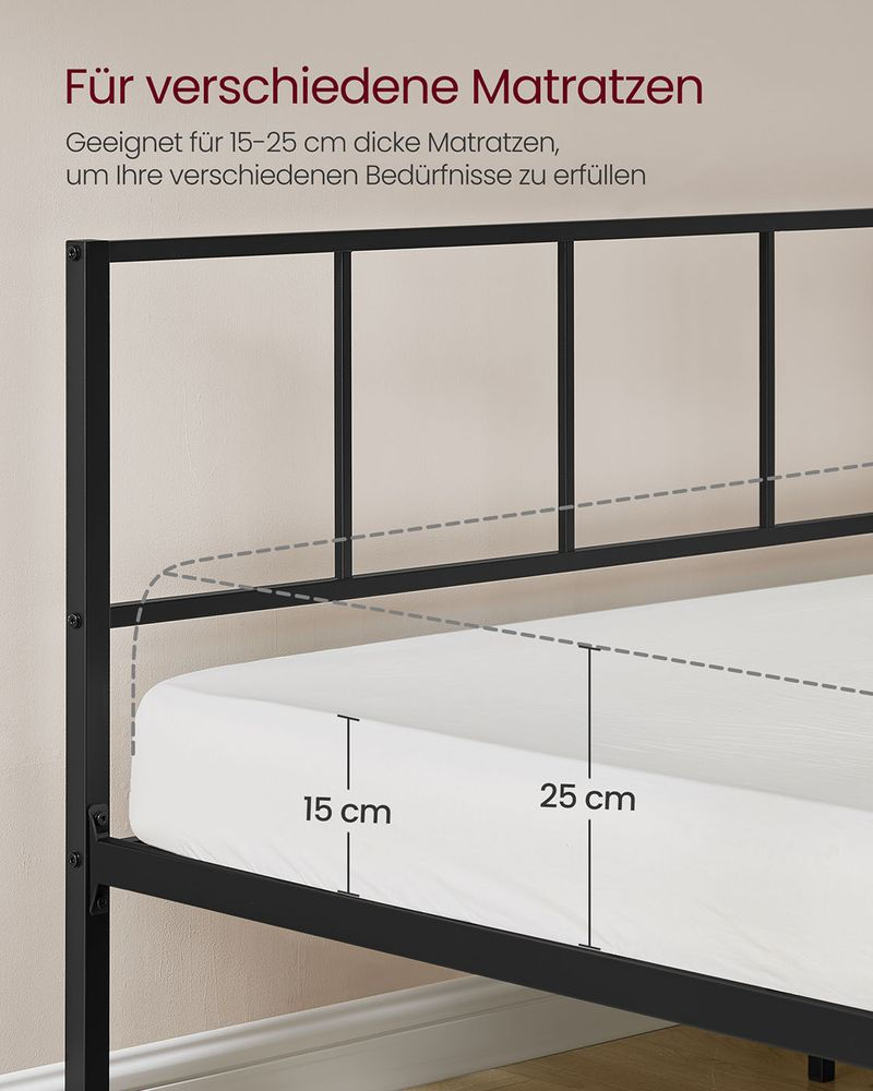 Thumbnail: Double bed frame metal Frame only