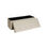 Thumbnail: Bench with storage space beige ottoman